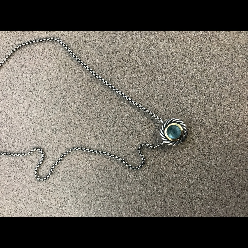 David Yurman pendant topaz